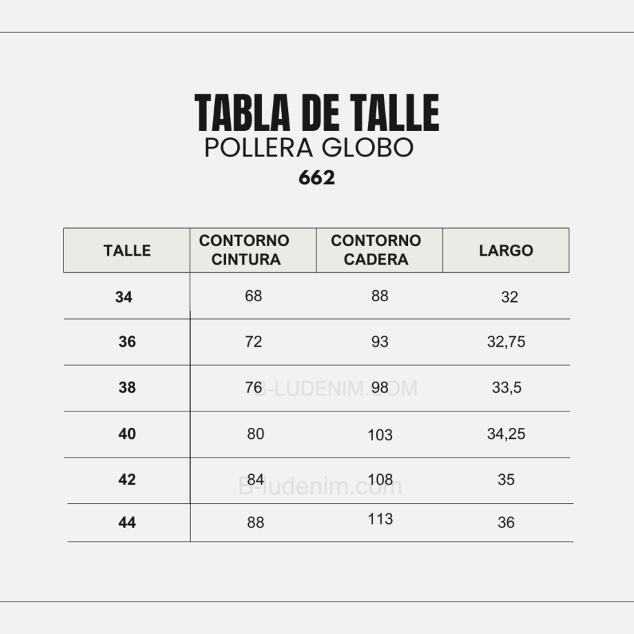 Pollera Globo rígido con elástico