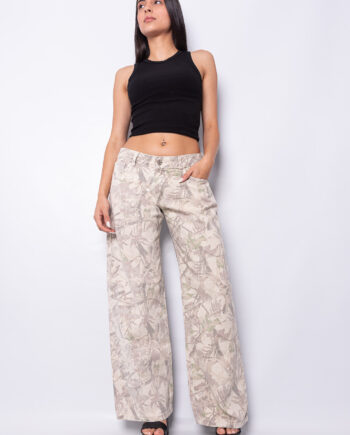 Wide leg RealTree rígido ruedo normal