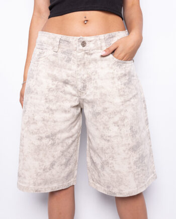 Bermuda rígido CAMUFLADO BEIGE ruedo normal