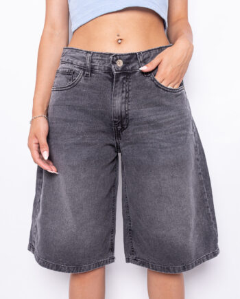 Bermuda rígido GRIS NEVADO ruedo normal