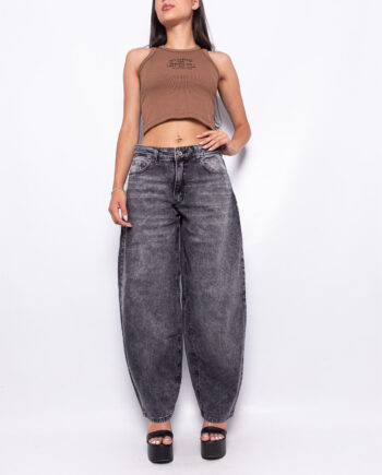 Baggy Black Nevado Tiro Medio ruedo normal