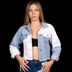Campera Mom rígida Bicolor