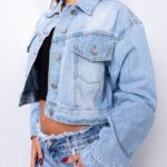 Campera Mom Rígido nevado