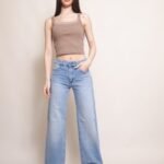 Wide Leg Nevado Elastizado PREMIUM Tiro Medio Ruedo Normal