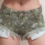 Short Tiro Bajo Verde SELVA ruedo desflecado